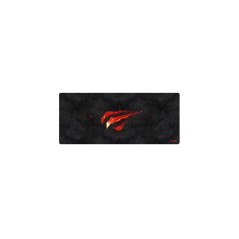 Havit Gaming Mousepad Large Black/Red - Optimal Glid og Stilfuldt Design til Gameres Perfekte Oplevelse!