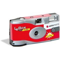 AgfaPhoto LeBox Camera Flash - Engangskamera til Uforglemmelige Øjeblikke | Varenummer: 4250255100185