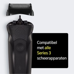 BRAUN 21B Sort Shaver-kassette Kombipack - Optimér din barbering med kvalitet og komfort!