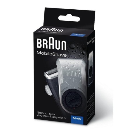 BRAUN Mørkeblå/sølv Shaver M-90