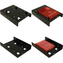 Inter-Tech Drive Bay Panel 2X 25 Bezel