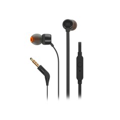 JBL T110 Kabling Øreproptelefoner Sort - Fantastisk Lydkvalitet og Komfort til Enestående Musikoplevelser!