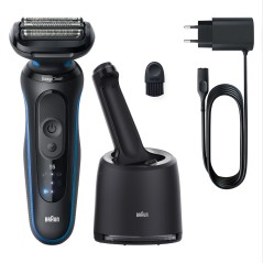 Braun Series 5 52-B7000cc Folie shaver Trimmer Sort - Præcisionsbarbering med Komfort og Stil