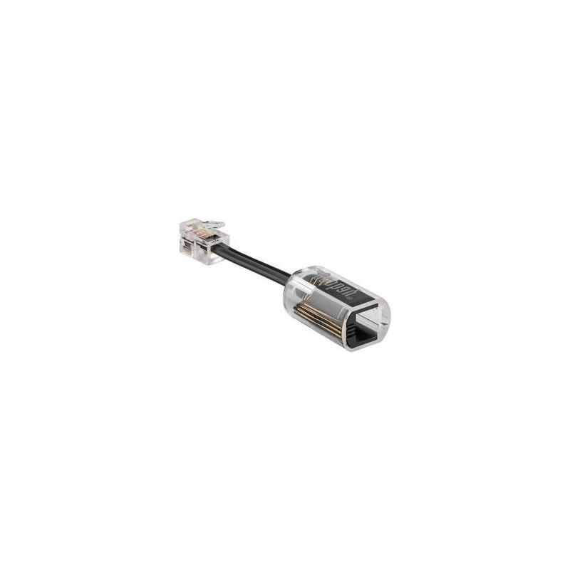 goobay 7.5cm Sort Transparent goobay 7.5cm Sort Transparent