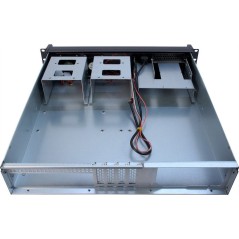 Inter-Tech IPC 2U-2098-SK Rackversion Micro-ATX - Elegant sort chassis uden strømforsyning - Optimal løsning til dit IT-setup!
