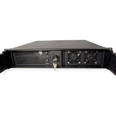 Inter-Tech IPC 2U-2098-SK Rackversion Micro-ATX - Elegant sort chassis uden strømforsyning - Optimal løsning til dit IT-setup!