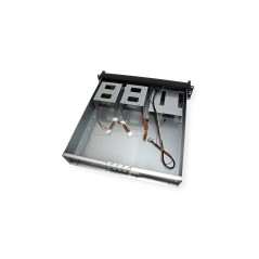 Inter-Tech IPC 2U-2098-SK Rackversion Micro-ATX - Elegant sort chassis uden strømforsyning - Optimal løsning til dit IT-setup!