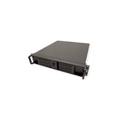 Inter-Tech IPC 2U-2098-SK Rackversion Micro-ATX - Elegant sort chassis uden strømforsyning - Optimal løsning til dit IT-setup!