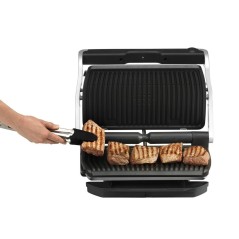 Tefal OptiGrill+ XL GC722D Grill Sølv - Perfekt til Lækre Grillretter og Uimodståelige Smagsoplevelser!