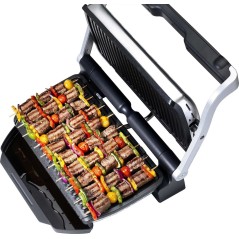 Tefal OptiGrill+ XL GC722D Grill Sølv - Perfekt til Lækre Grillretter og Uimodståelige Smagsoplevelser!