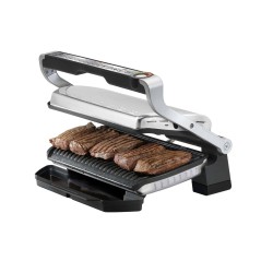 Tefal OptiGrill+ XL GC722D Grill Sølv - Perfekt til Lækre Grillretter og Uimodståelige Smagsoplevelser!