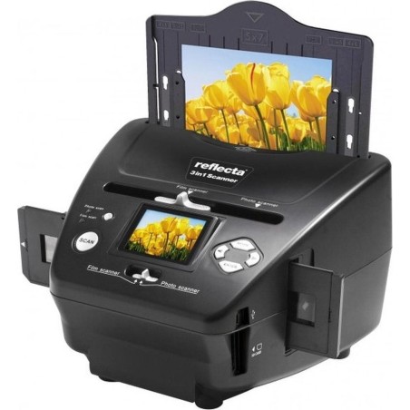 "Reflecta 3in1 Scanner - Praktisk Filmscanner til Desktop, Varenr. 4005039642203 - Scannér, Gem og Del Dine Minder!"