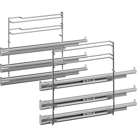 Siemens 3-niveaus teleskopisk hyldeskinne