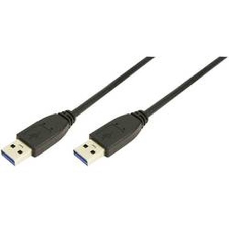 LogiLink USB-kabel 1m Sort