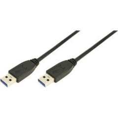 LogiLink USB 3.0 Kabel 1m - Hurtig Overførsel, Sort - Varenr. 4052792001013