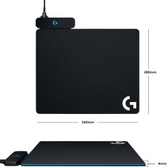 Logitech Powerplay Museopladningspude - Uendelig Strøm til Din Gaming Oplevelse!