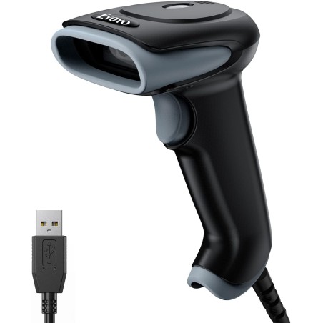 Eyoyo EY-034 USB Stregkodescanner 1D/2D/QR-kode – Grå