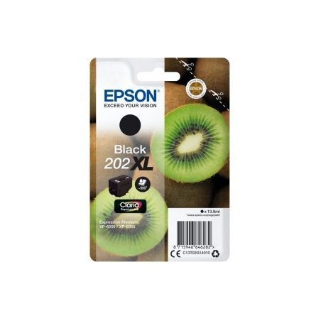 Epson 202XL Sort 550 sider Blæk C13T02G14010