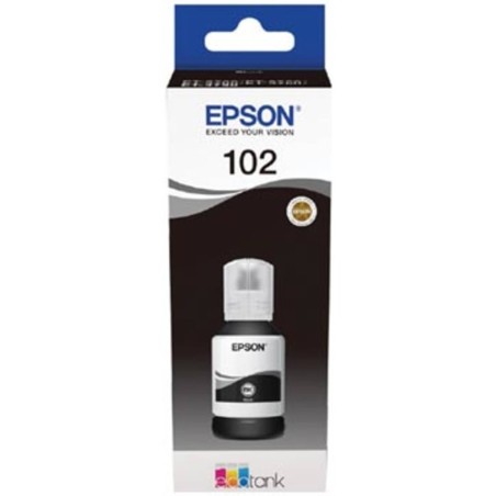 Epson 102 Sort 7500 sider Blækbeholder C13T03R140