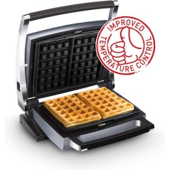 Fritel Family CW 2458 Vaffeljern - Grå/Sort | Perfekte Vafler Hjemme!