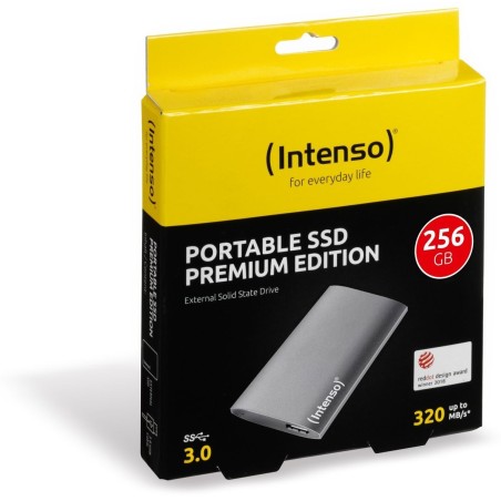 Intenso SSD 256GB 1.8" USB 3.0 – Hurtig, Pålidelig og Pladsbesparende Lagring!