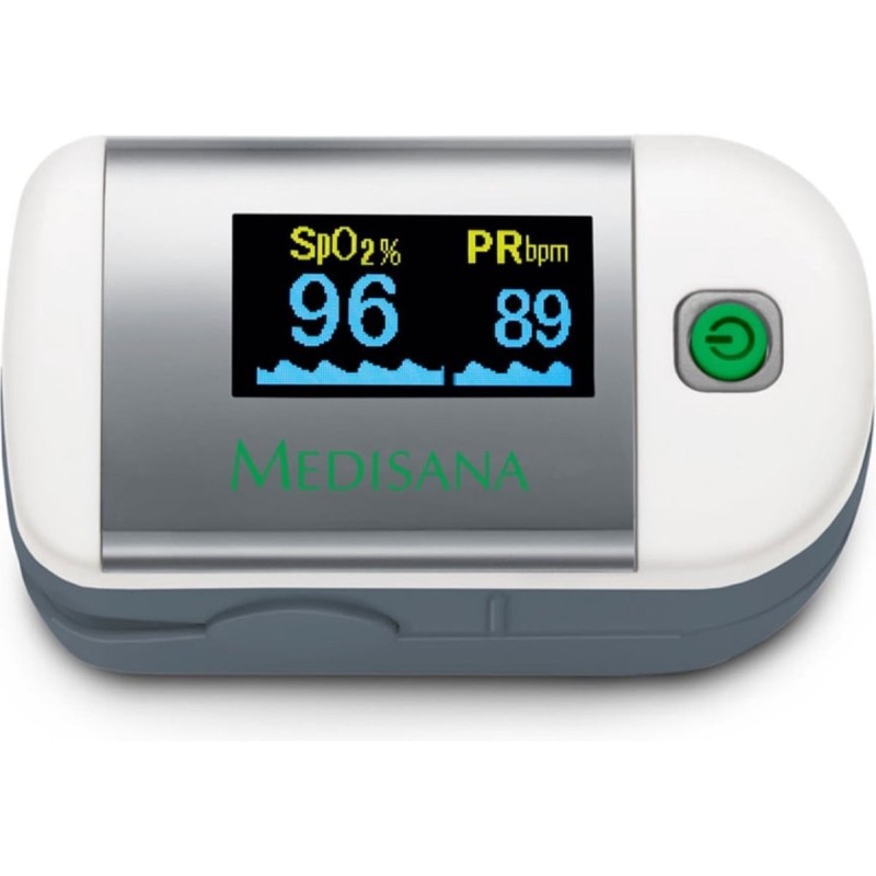MEDISANA PM 100 Puls-oximeter Grå Hvid MEDISANA PM 100 Puls-oximeter Grå Hvid