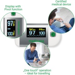 MEDISANA Puls-oximeter PM 100 - Præcise målinger til din sundhed | Varenr. 4015588794551