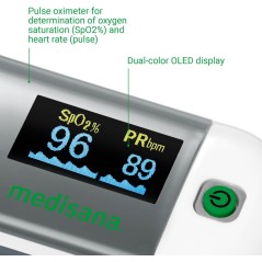 MEDISANA Puls-oximeter PM 100 - Præcise målinger til din sundhed | Varenr. 4015588794551