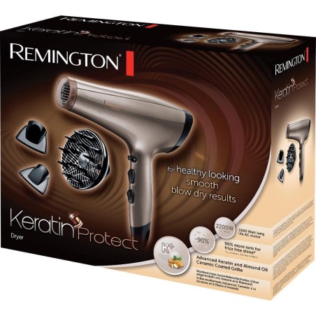 Remington Hårtørrer AC8002 Keratin Protect - Professionel Tørring med Beskyttelse og Glans!