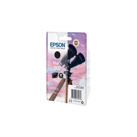 Epson 502 Sort Blæk C13T02V14010 - 210 Sider Kvalitet og Pålidelighed
