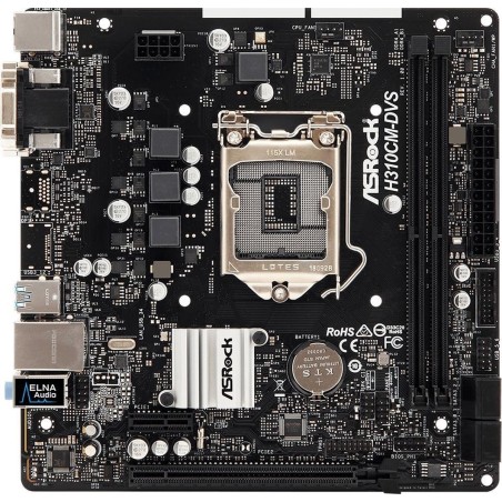 ASRock H310CM-DVS Micro-ATX LGA1151 Intel H310