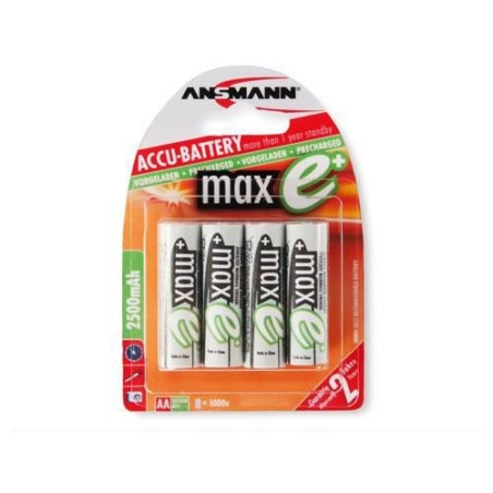 ANSMANN 1x4 maxE NiMH Rechargeable Battery - 5035442 | Lang levetid & høj ydeevne
