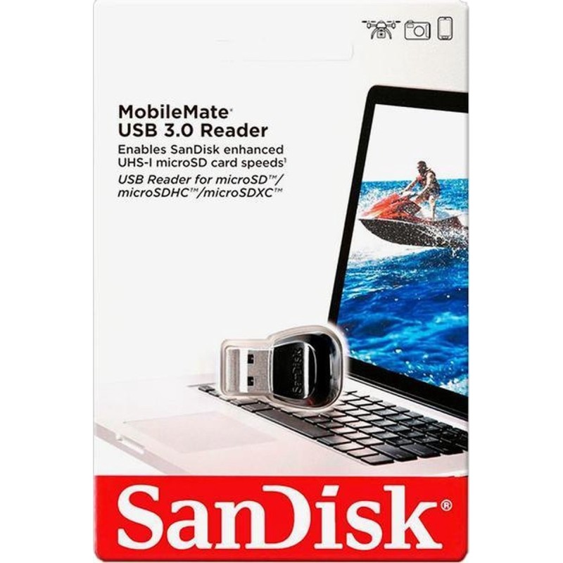 Sandisk MobileMate Kortlæser USB 3.0 Sandisk MobileMate Kortlæser USB 3.0