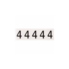 Brady Identical numbers and letters