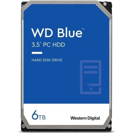 WD Blue 6TB Harddisk - Pålidelig Lagerløsning med 5400rpm SATA-600 | Optimal Ydeevne til Dit Behov!
