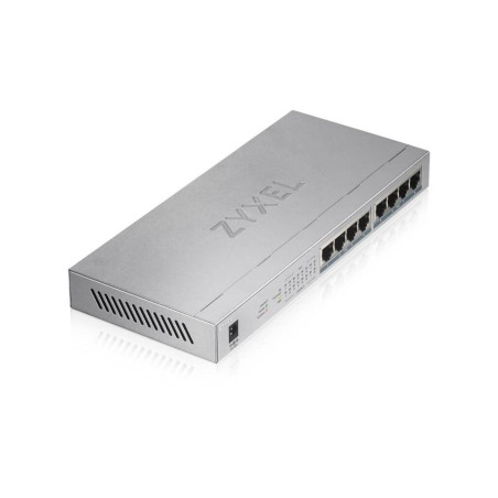 Zyxel GS1008HP Switch - 8-Port Gigabit PoE+ | Hurtig og Effektiv Netværksløsning