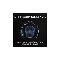 Logitech Gaming Headset G935 - Trådløs Headset i Sort og Blå | Ultimativ Lydoplevelse og Komfort