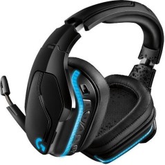 Logitech Gaming Headset G935 - Trådløs Headset i Sort og Blå | Ultimativ Lydoplevelse og Komfort