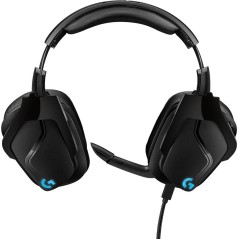 Logitech Gaming Headset G935 - Trådløs Headset i Sort og Blå | Ultimativ Lydoplevelse og Komfort