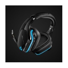 Logitech Gaming Headset G935 - Trådløs Headset i Sort og Blå | Ultimativ Lydoplevelse og Komfort