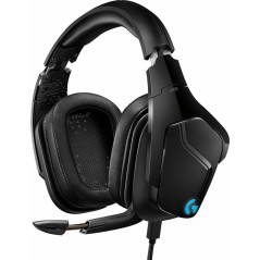 Logitech Gaming Headset G935 - Trådløs Headset i Sort og Blå | Ultimativ Lydoplevelse og Komfort