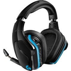 Logitech Gaming Headset G935 - Trådløs Headset i Sort og Blå | Ultimativ Lydoplevelse og Komfort