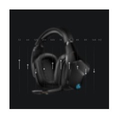 Logitech Gaming Headset G935 - Trådløs Headset i Sort og Blå | Ultimativ Lydoplevelse og Komfort