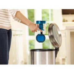BISSELL Vac & Steam 1977N Damp/vakuumrenser - Effektiv rengøring med 0.95L kapacitet i Blå/Titanium!