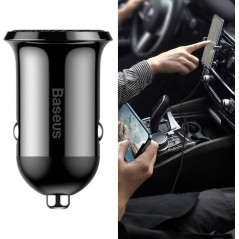 Køb Baseus Gain Pro 2xUSB-A – Hurtig Opladning og Elegant Design!