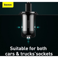 Køb Baseus Gain Pro 2xUSB-A – Hurtig Opladning og Elegant Design!