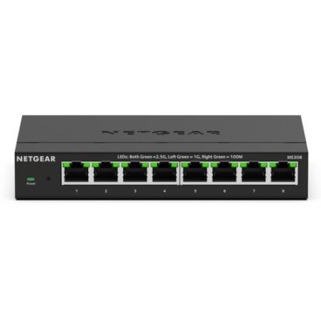 NETGEAR 300 Series Plus MS308 Switch 8-porte 2.5 Gigabit Ethernet