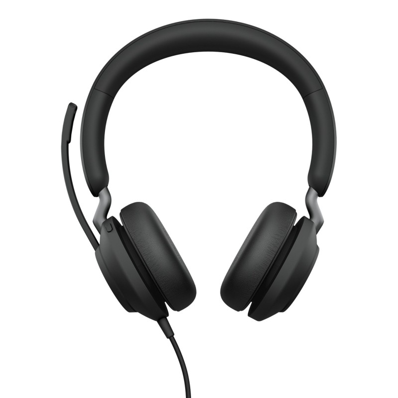 Jabra Evolve2 40 SE MS Stereo Kablet Høretelefoner Sort Jabra Evolve2 40 SE MS Stereo Kablet Høretelefoner Sort