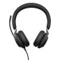 Jabra Evolve2 40 SE MS Stereo Kablet Høretelefoner Sort Jabra Evolve2 40 SE MS Stereo Kablet Høretelefoner Sort