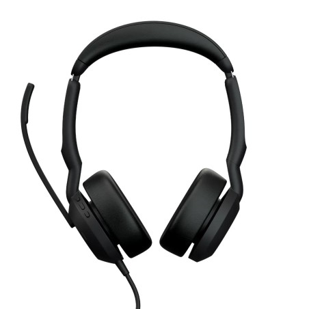 Jabra Evolve2 50 UC Stereo Kablet Høretelefoner Sort